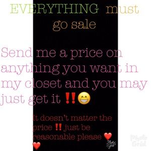 Everything in my closet ‼️‼️